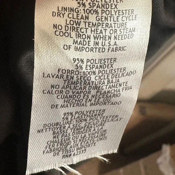 Betsy & Adam Black One Shoulder Dress - Picture 7 of 7